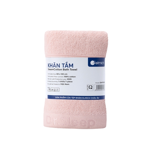 Khăn Tắm 100% Cotton Cao Cấp Elmich Dr.Sleep