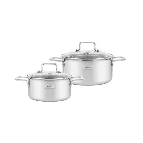 Bộ nồi Inox nguyên khối Elmich Trimax EL-2460 size 20, 26cm