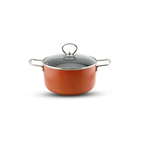 Bộ quánh 16, nồi 20, chảo 26cm vân đá chống dính cao cấp Elmich EDA-036
