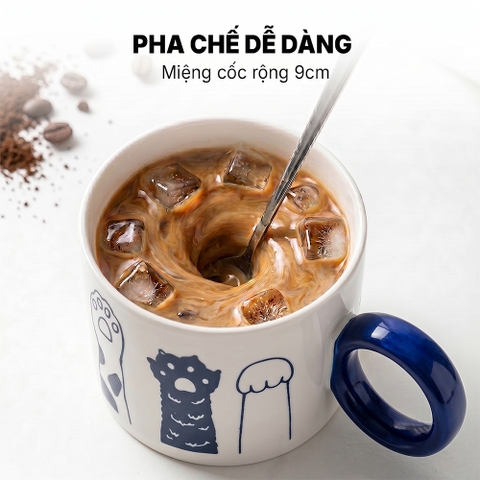 Cốc sứ Elmich Daily dung tích 410 ml EL4093