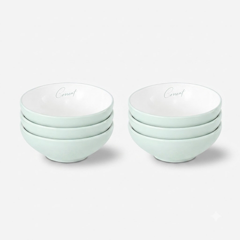 Bộ 6 bát nhỏ sứ Elmich Plus Cresent 10.7x10.7x4.5cm