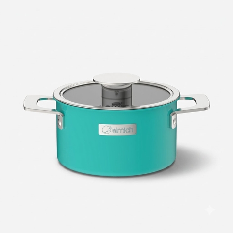 Nồi inox liền khối Elmich Hera - Xanh Ngọc