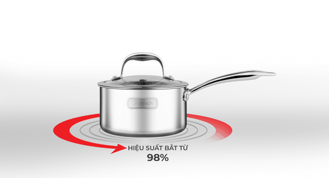 Quánh Inox 3 lớp cao cấp đáy liền Trimax XS EL-3745 size 16cm
