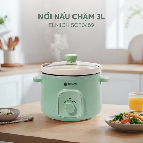 Nồi nấu chậm Elmich 3L SCE0489