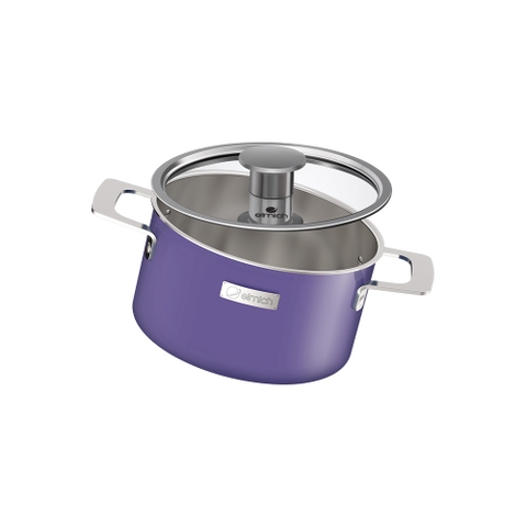 Nồi inox liền khối Elmich Hera - Tím