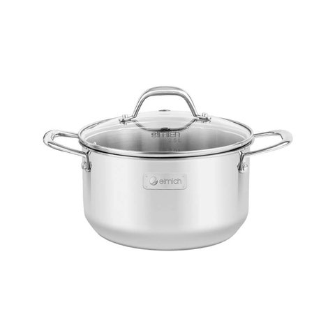 Bộ nồi inox liền khối Elmich Trimax CZ EL-3833 size 16, 20, 22cm