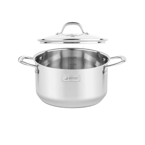 Bộ nồi inox liền khối Elmich EL-2131 size 16, 20, 22cm