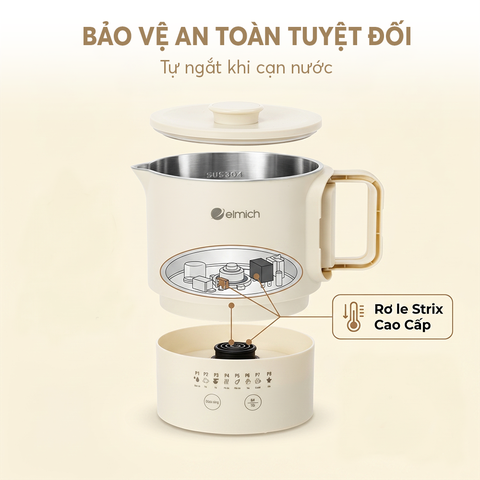 Nồi lẩu điện mini Elmich MPE1393