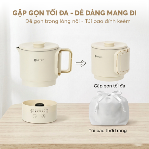 Nồi lẩu điện mini Elmich MPE1393
