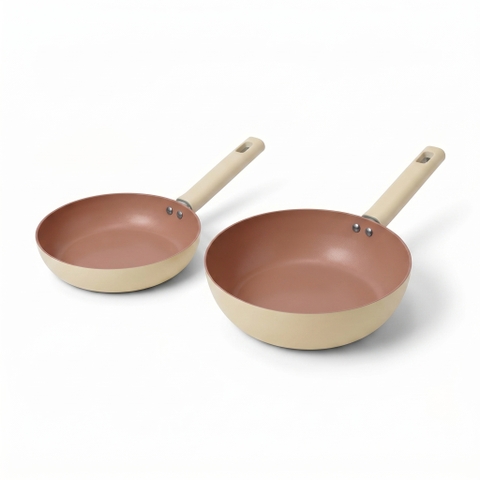 Combo chảo chống dính Ceramic ELMICH 5980BE size 20,24cm