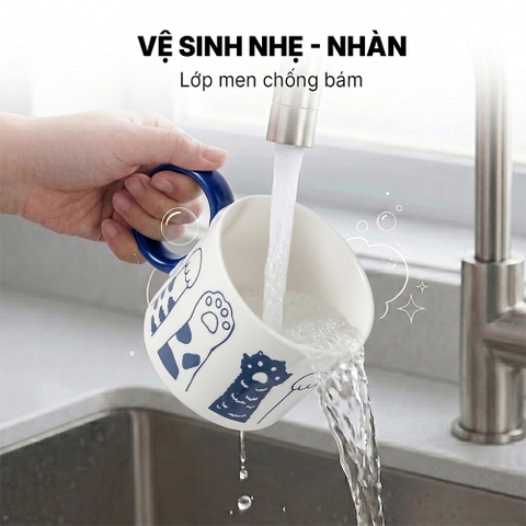 Cốc sứ Elmich Daily dung tích 410 ml EL4093