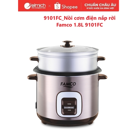 Nồi cơm điện nắp rời Famco 1.8L 9101FC