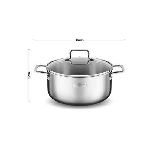 Nồi inox liền khối Elmich Trimax XR EL-3839 size 16cm