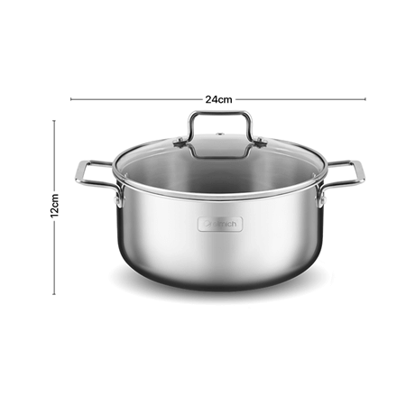 Nồi Inox liền khối Elmich Trimax XR EDA3843 size 16, 20, 24cm