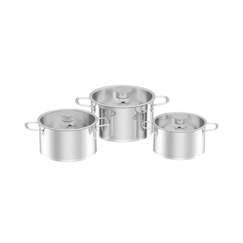 Bộ nồi inox 304 đáy Impact Elmich EL-2456IN size 16,20,22cm