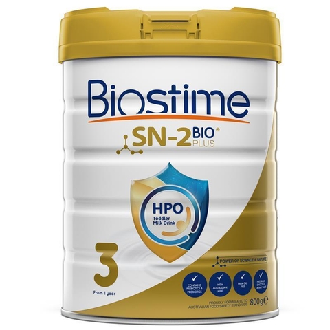 Sữa Trẻ Em Biostime SN-2 BIO PLUS HPO Toddler Milk Drink Stage 3 800g
