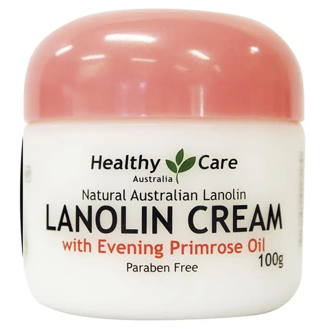 Kem Dưỡng Da Hoa Anh Thảo Healthy Care Lanolin Cream With Evening Primrose Oil 100g