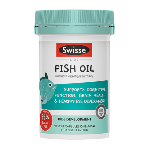 Dầu Cá Trẻ Em Swisse Kids Fish Oil 60 Capsules