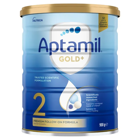 Sữa Aptamil Gold+ 2 Baby Follow-On Formula From 6-12 Months 900g