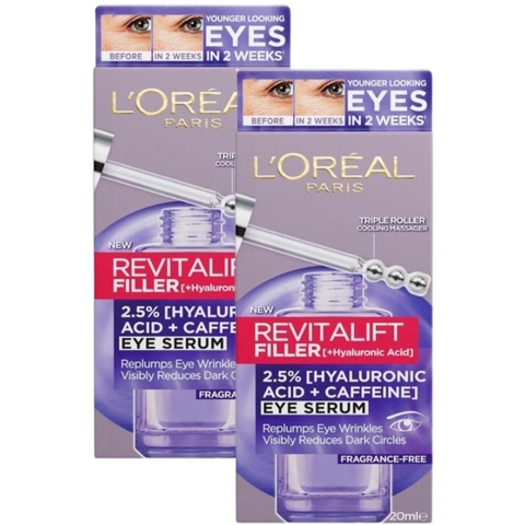 L'Oreal Paris Revitalift Filler Fragrance Free Eye Serum 20mL