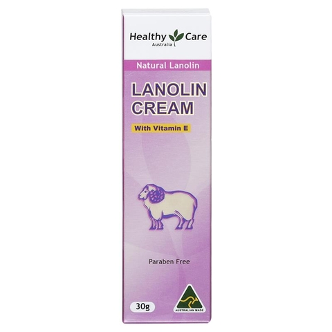 Kem Dưỡng Da Healthy Care All Natural Lanolin Cream Tube 30g