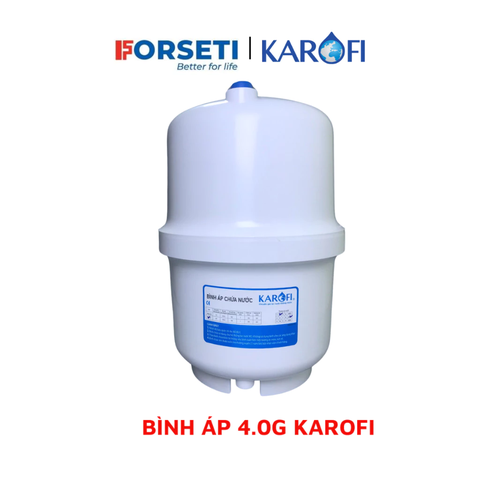 Bình Áp 3.2G và 4.0G Karofi Chính Hãng cho máy lọc nước RO Karofi siêu bền tặng kèm van chống nổ