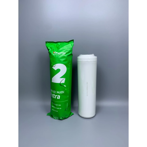 Lõi lọc nước số 2 Kangaroo Chính Hãng - lõi than hoạt tính dạng hạt có tác dụng khử màu, mùi hôi trong nước