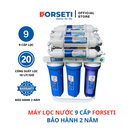 Máy lọc nước 9 cấp lọc để gầm Forseti, bảo hành chính hãng 2 năm
