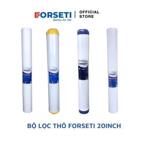 Combo 3 lõi lọc 20 inch cho nguồn lọc nước đầu nguồn