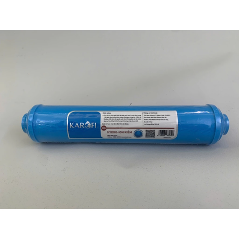 Lõi lọc chức năng Karofi - Lõi Hydro-ion kiềm giúp bổ sung khoáng chất, chất điện giải và các ion kiềm, hỗ trợ tăng PH