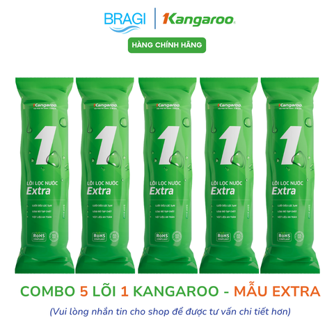 Combo 5 lõi số 1 Kangaroo mẫu EXTRA