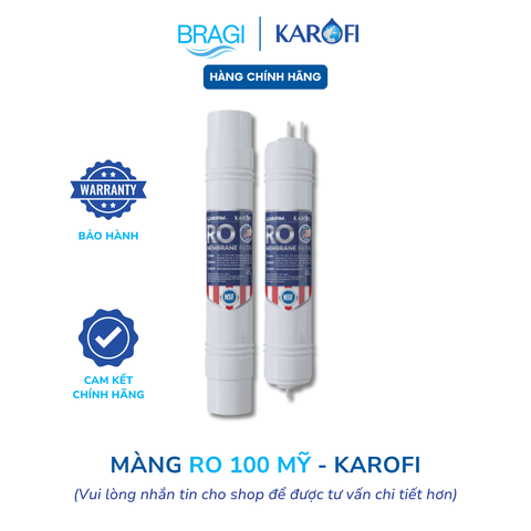 Màng RO 100GDP Purifim Karofi nhập khẩu Mỹ nối nhanh bảo hành chính hãng 3 tháng