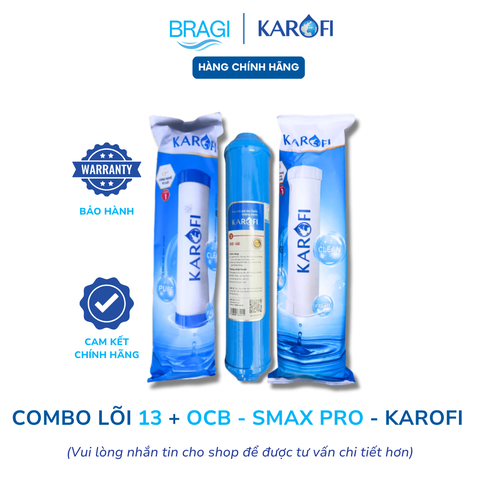 Bộ 3 Lõi lọc nước Karofi 123 dùng cho các máy Ne