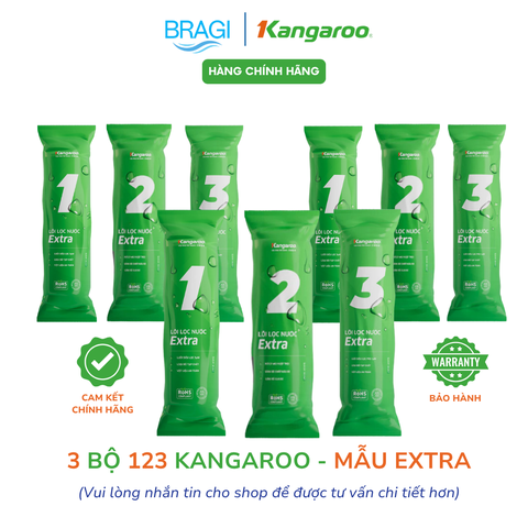 Combo 3 bộ Kangaroo EXTRA (3 x lõi 123)
