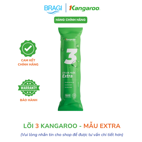 Lõi lọc số 3 Kangaroo - Lõi PP 1 micron hàng chính hãng
