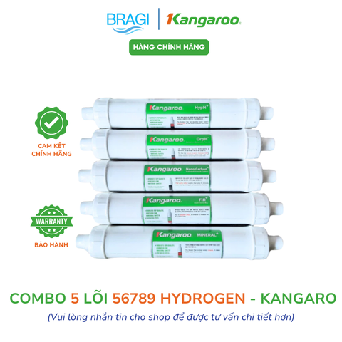 Combo 5 lõi chức năng cho máy Hydrogen KANGAROO 56789+ kèm cút