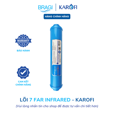 Lõi số 7 Karofi - Lõi hồng ngoại xa Far Infrared giúp phân tách phân tử nước thành các phân tử nhỏ hơn