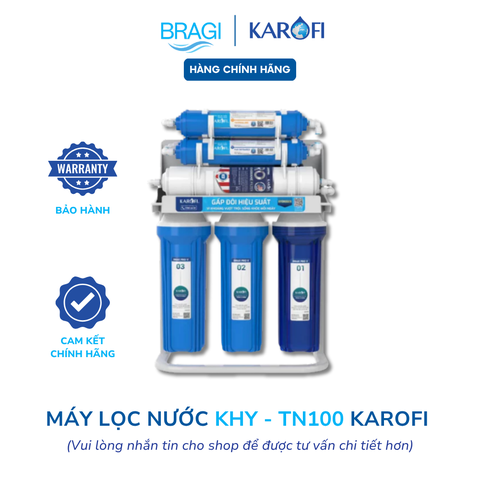 Máy Lọc Nước Karofi KHY-TN100. Máy lọc nước để gầm 10 lõi có Hydrogen bán chạy nhất 2025