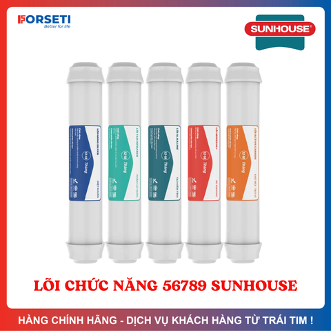 Combo 5 lõi lọc khoáng Sunhouse (Nano, Far, Alkaline, Mineral, Active Carbon) máy SHA76211CK, SHA76217CK, SHA8827K,...