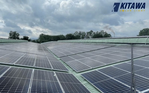 Lắp đặt điện mặt trời áp mái 30kW cho nhà xưởng của anh Sang