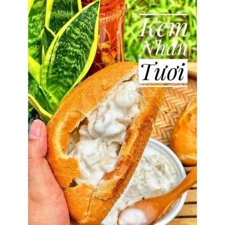 Kem nhãn tươi hộp - 500g