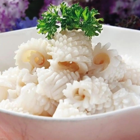 Mực cắt hoa, cắt bông tươi ngon - 500g