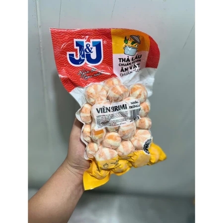 Bánh bao thả lẩu hải sản nhân trứng cá màu cam - 450g