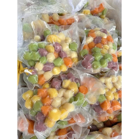 KHOAI MÌ VIÊN NGŨ SẮC bịch - 500g