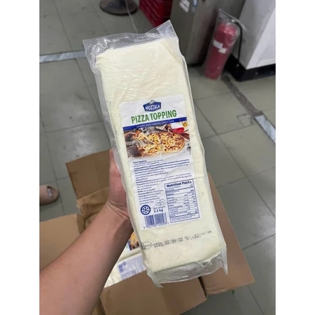 PHÔ MAI MOZZARELLA PIZZA TOPPING ARLA KHỐI - 2,3KG