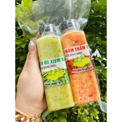 MUỐI CHẤM HẢI SẢN CHAI DÀI 2 chai - 700g