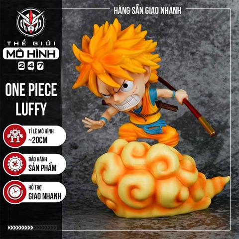 MÔ HÌNH LUFFY COSPLAY SONGOKU CƯỚI CÂN ĐẨU VÂN