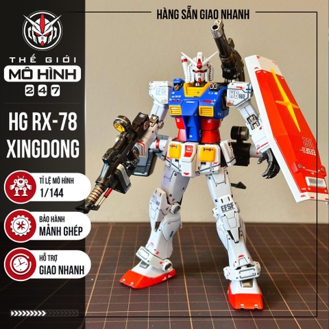 MÔ HÌNH LẮP RÁP GTO RX-78-2 XINGDONG - KÈM ĐẾ + DECAL NƯỚC