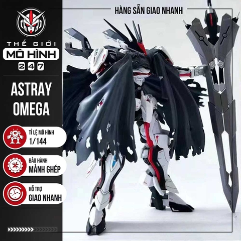 (BẢN ÁO CHOÀNG) MÔ HÌNH LẮP RÁP HG LOAD ASTRAY OMEGA 1/144 - KÈM DECAL NƯỚC
