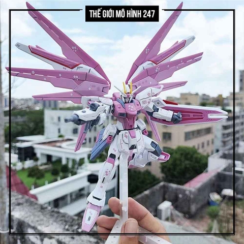 Mô hình Gundam Sakura Hồng Free Strike 2.0 HG 1/144 (Tặng decal nước + đế)